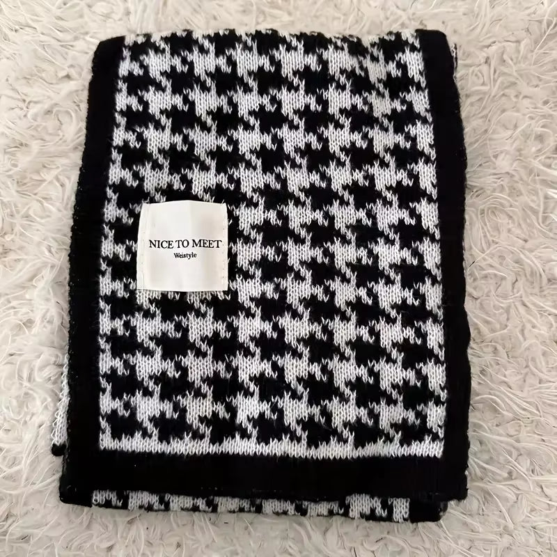 Double Sided Thick Winter Scarves for Women Soft Warm Neck Wraps Versatile Fashion Shawls for Outdoor Travel Christmas Gift