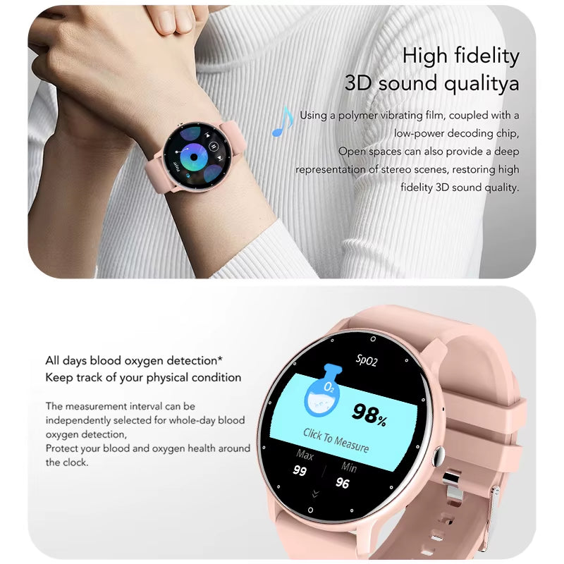 Women Smart Watches Heart Rate Monitoring Bracelet Waterproof Sleep Monitoring Fitness Sports Smartwatch Activity Tracker