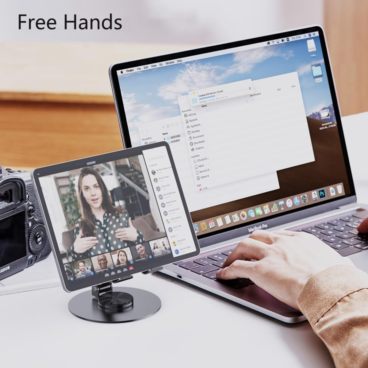 Soporte Ajustable Portátil Plegable Para Teléfono Móvil Para Escritorio