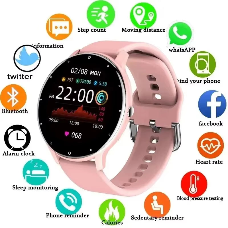 Women Smart Watches Heart Rate Monitoring Bracelet Waterproof Sleep Monitoring Fitness Sports Smartwatch Activity Tracker