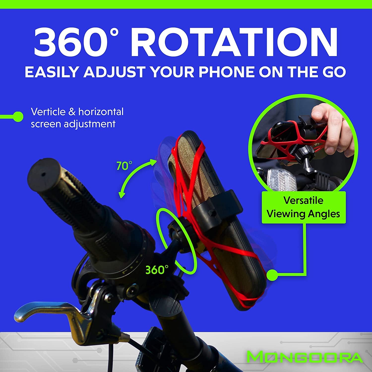 Porta Celular Para Bicicleta Con 3 Colores Sujetador Sujeta Móvil Universal Celu