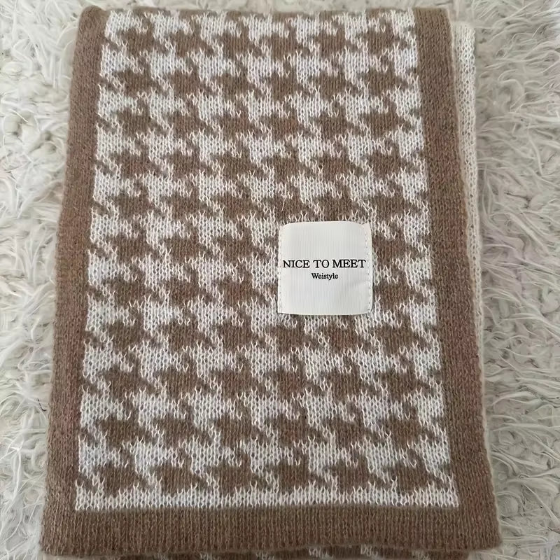 Double Sided Thick Winter Scarves for Women Soft Warm Neck Wraps Versatile Fashion Shawls for Outdoor Travel Christmas Gift