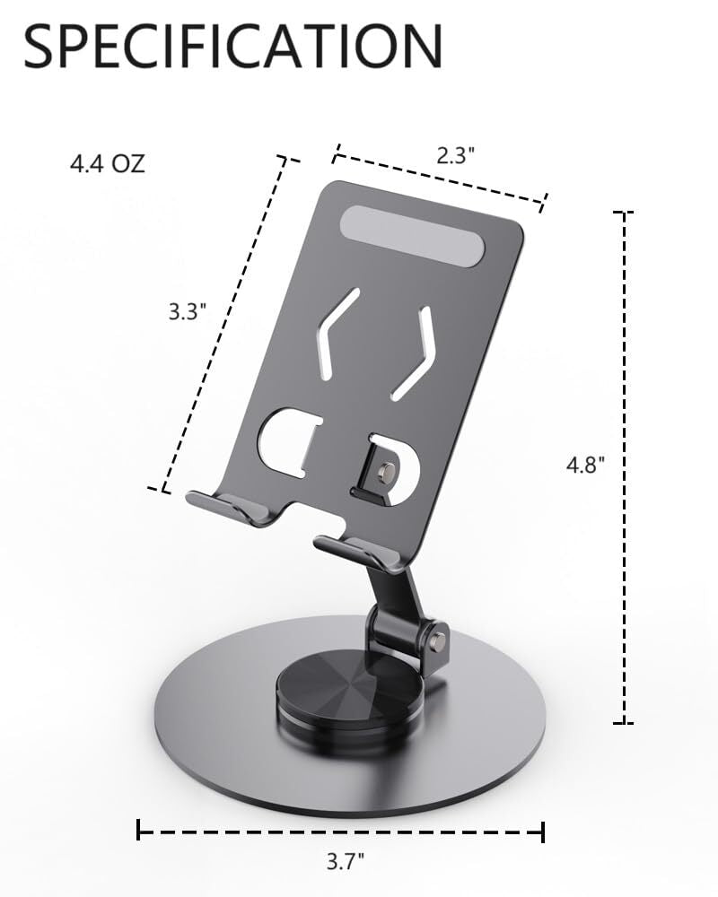 Soporte Ajustable Portátil Plegable Para Teléfono Móvil Para Escritorio